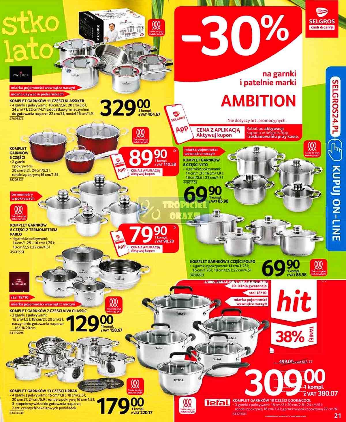 Gazetka promocyjna Selgros str. 21