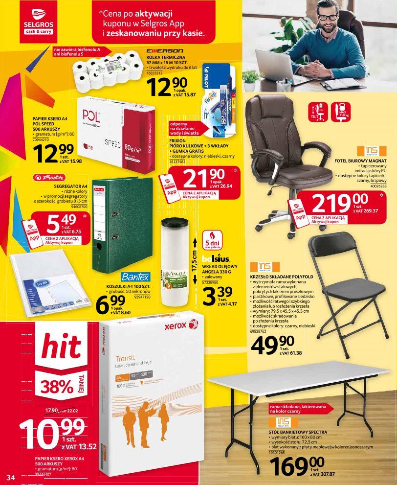 Gazetka promocyjna Selgros str. 34