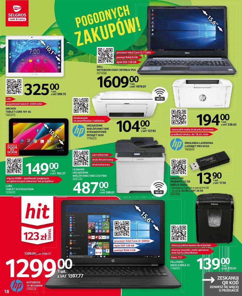 Gazetka promocyjna Selgros str. 18