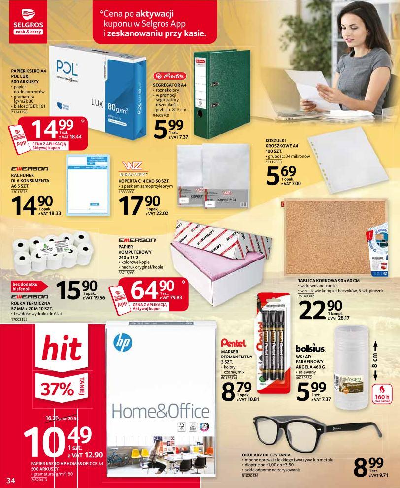 Gazetka promocyjna Selgros str. 34