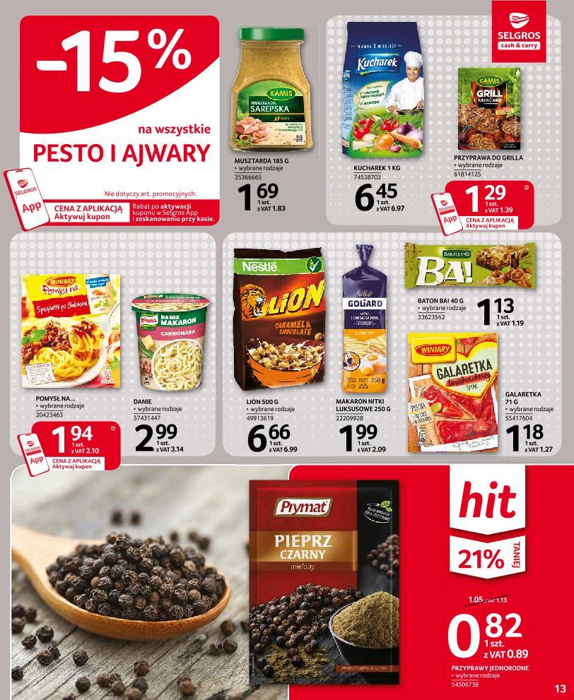 Gazetka promocyjna Selgros str. 13