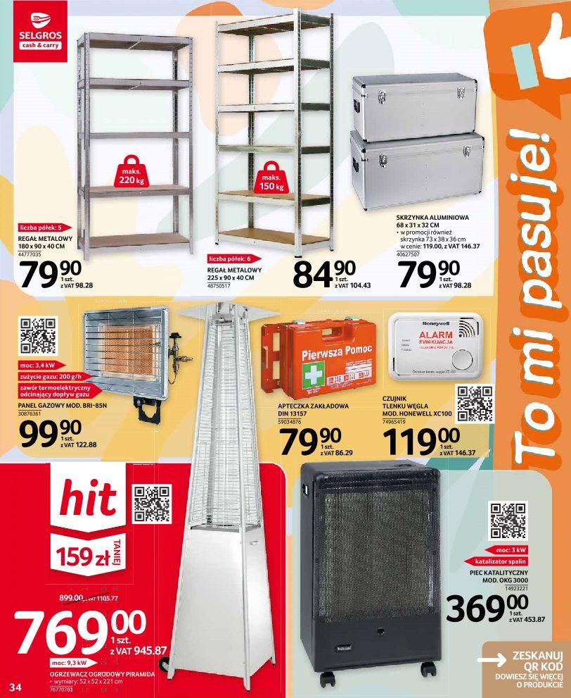 Gazetka promocyjna Selgros str. 34