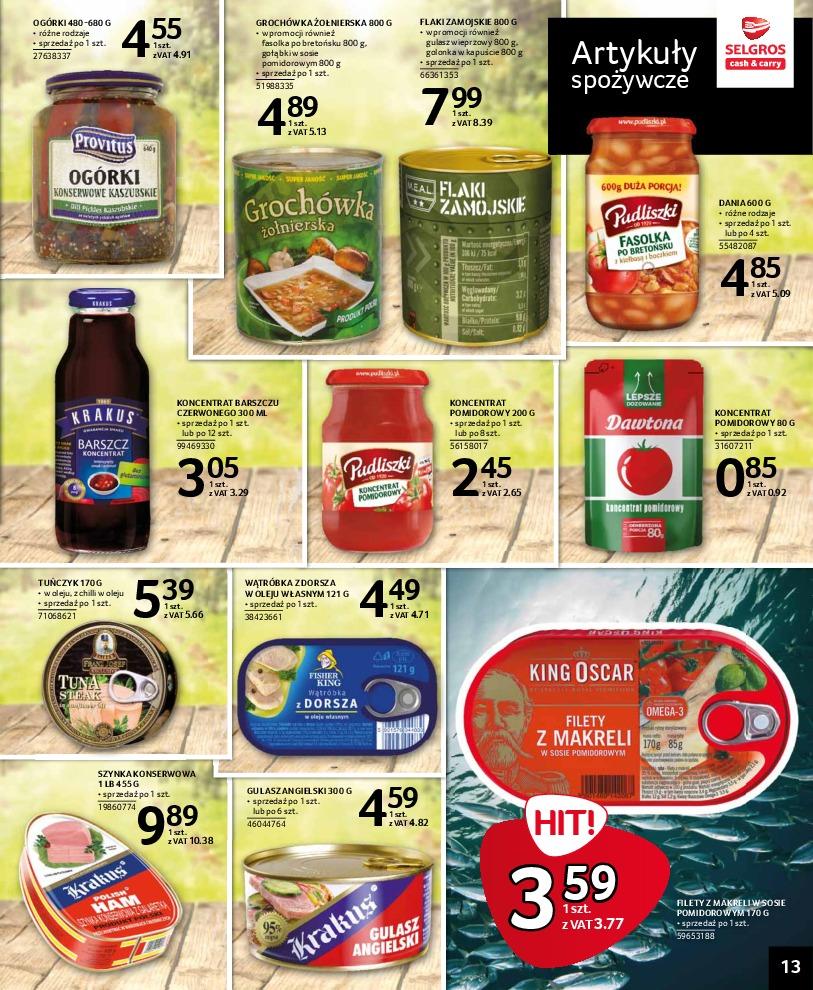 Gazetka promocyjna Selgros str. 13