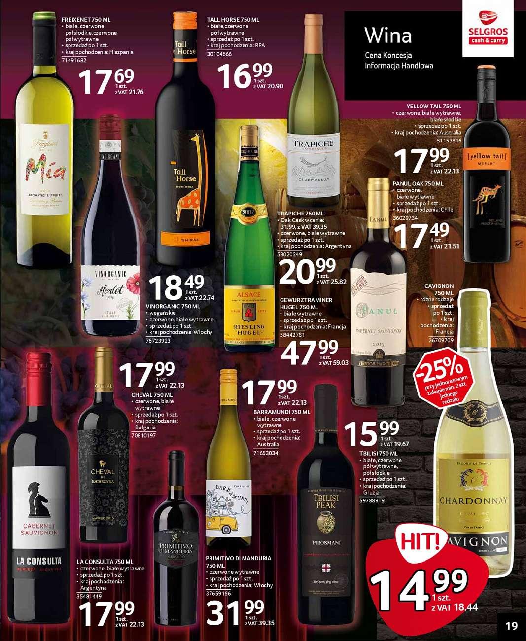 Gazetka promocyjna Selgros str. 19