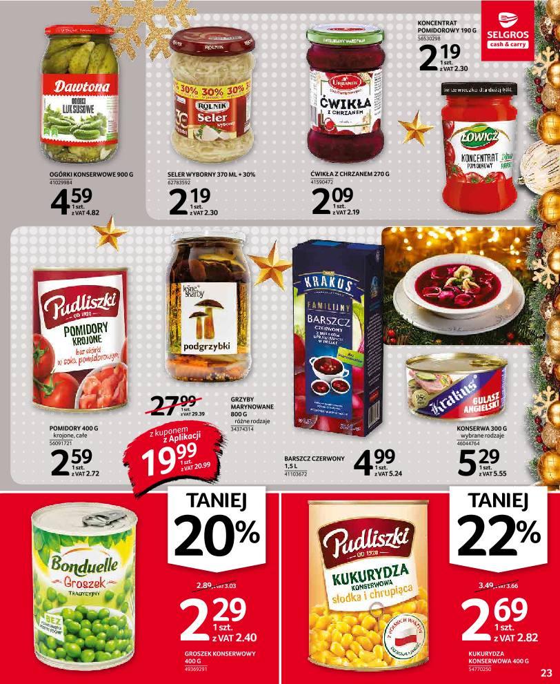 Gazetka promocyjna Selgros str. 23