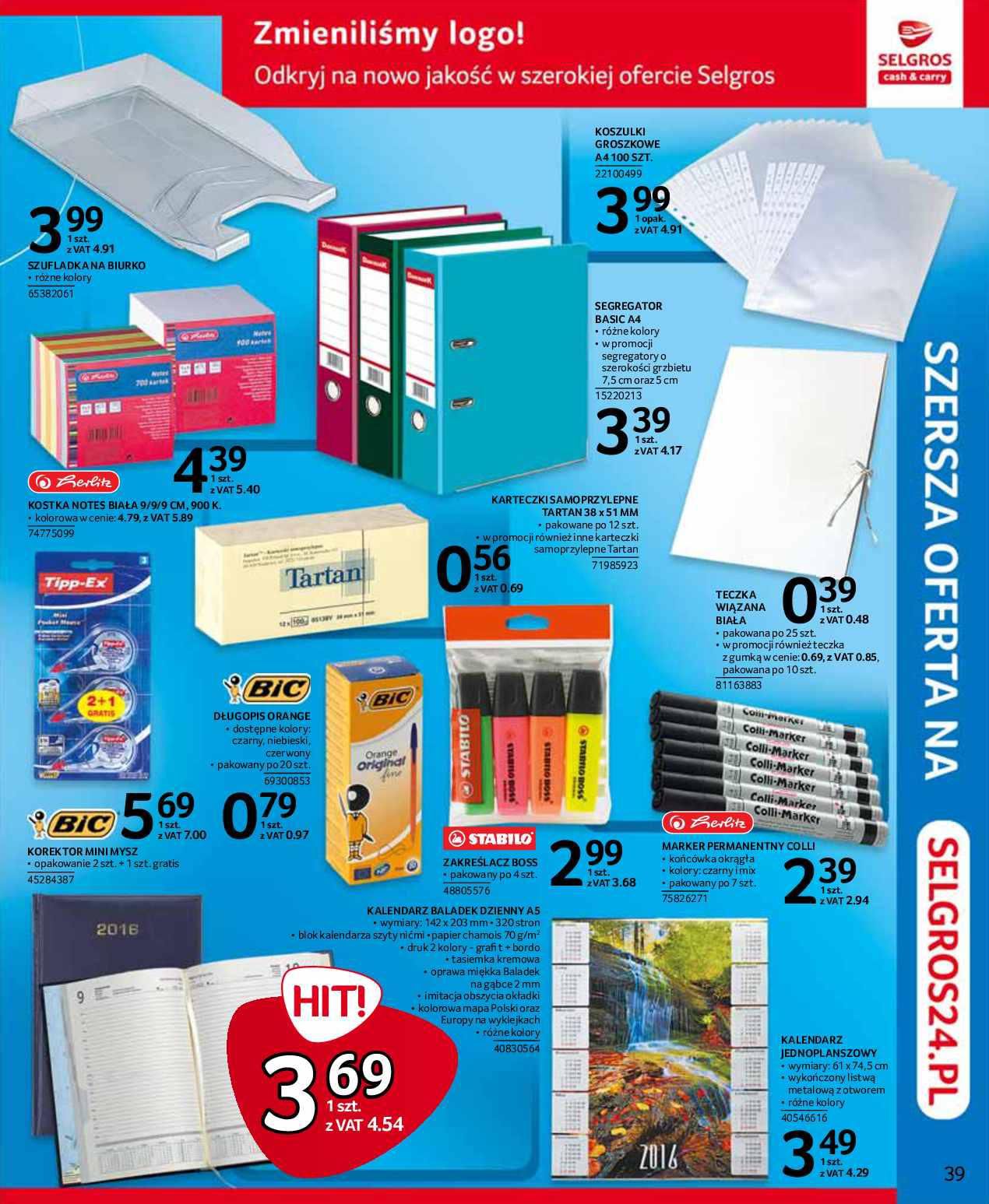 Gazetka promocyjna Selgros str. 39