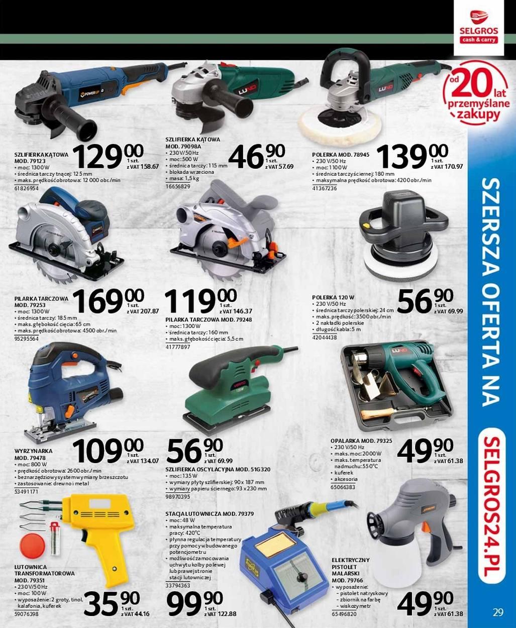 Gazetka promocyjna Selgros str. 29