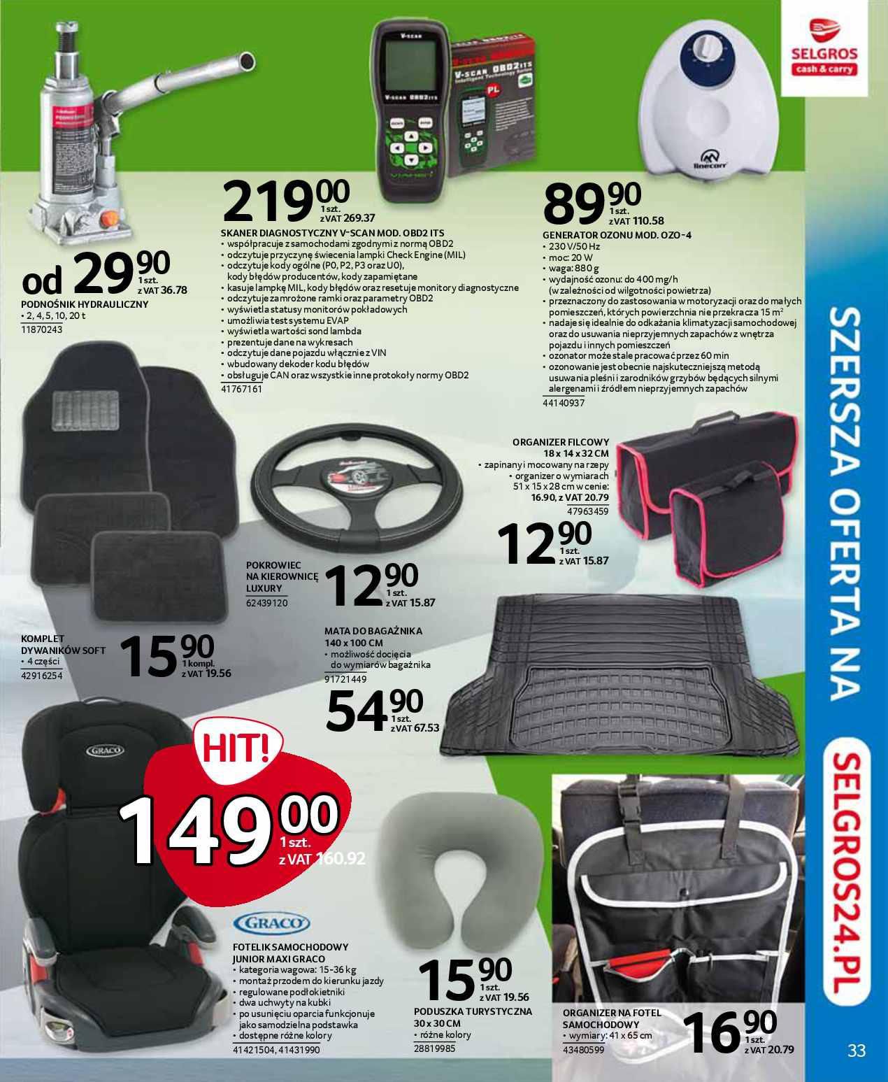 Gazetka promocyjna Selgros str. 33