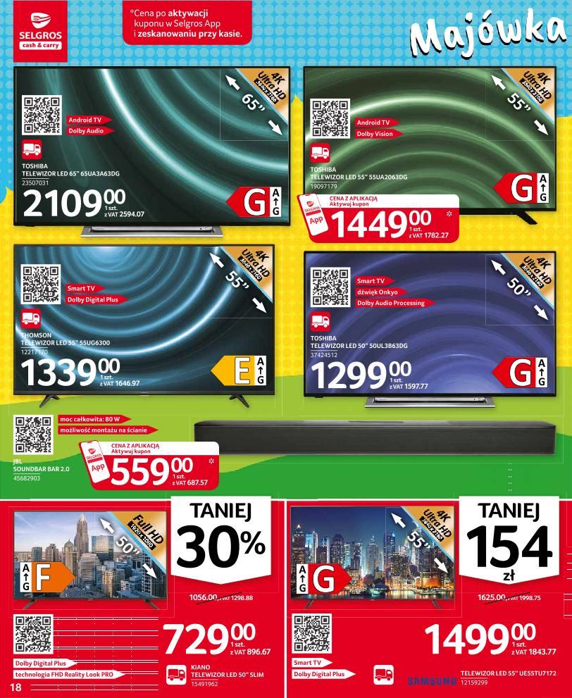 Gazetka promocyjna Selgros str. 18