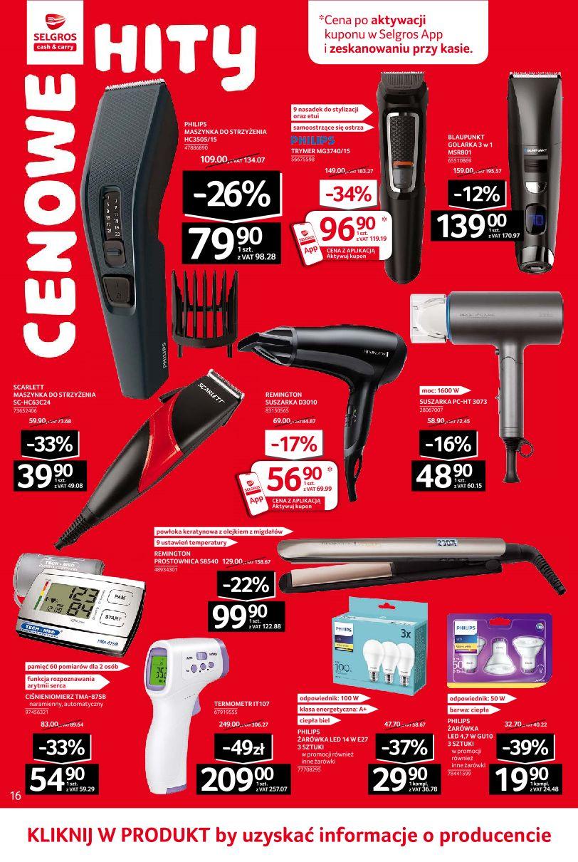 Gazetka promocyjna Selgros str. 16