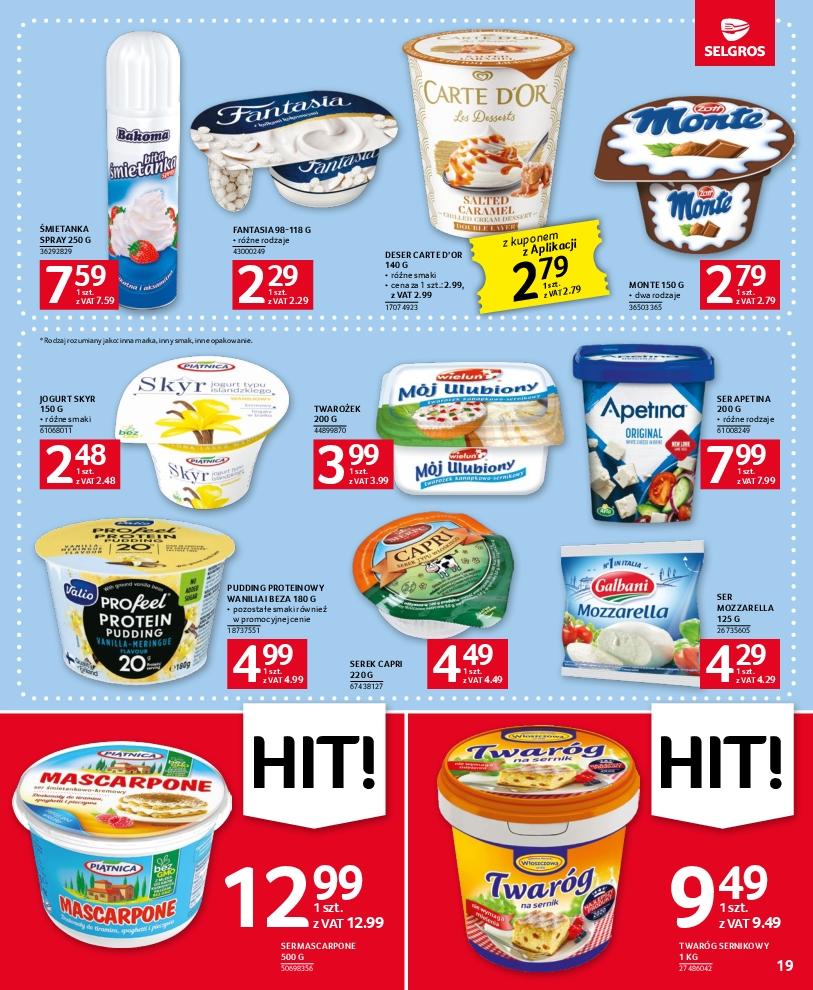 Gazetka promocyjna Selgros str. 19