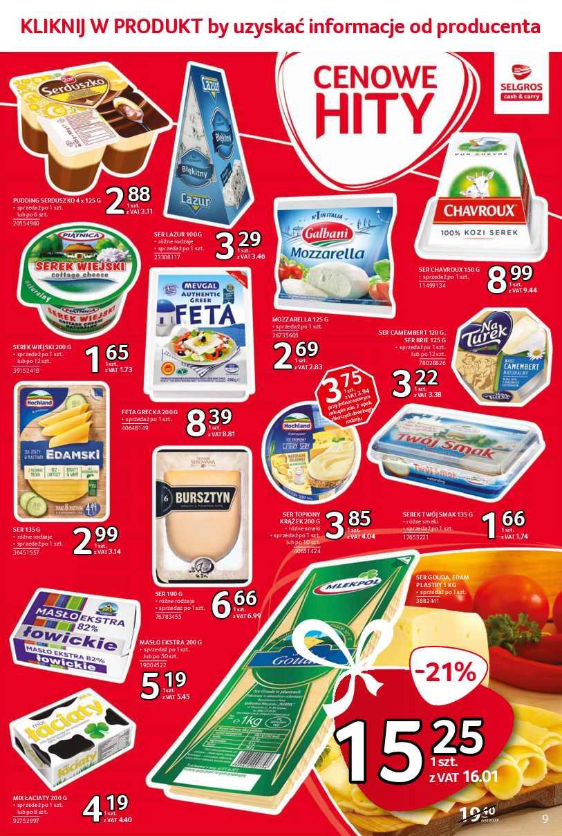 Gazetka promocyjna Selgros str. 9