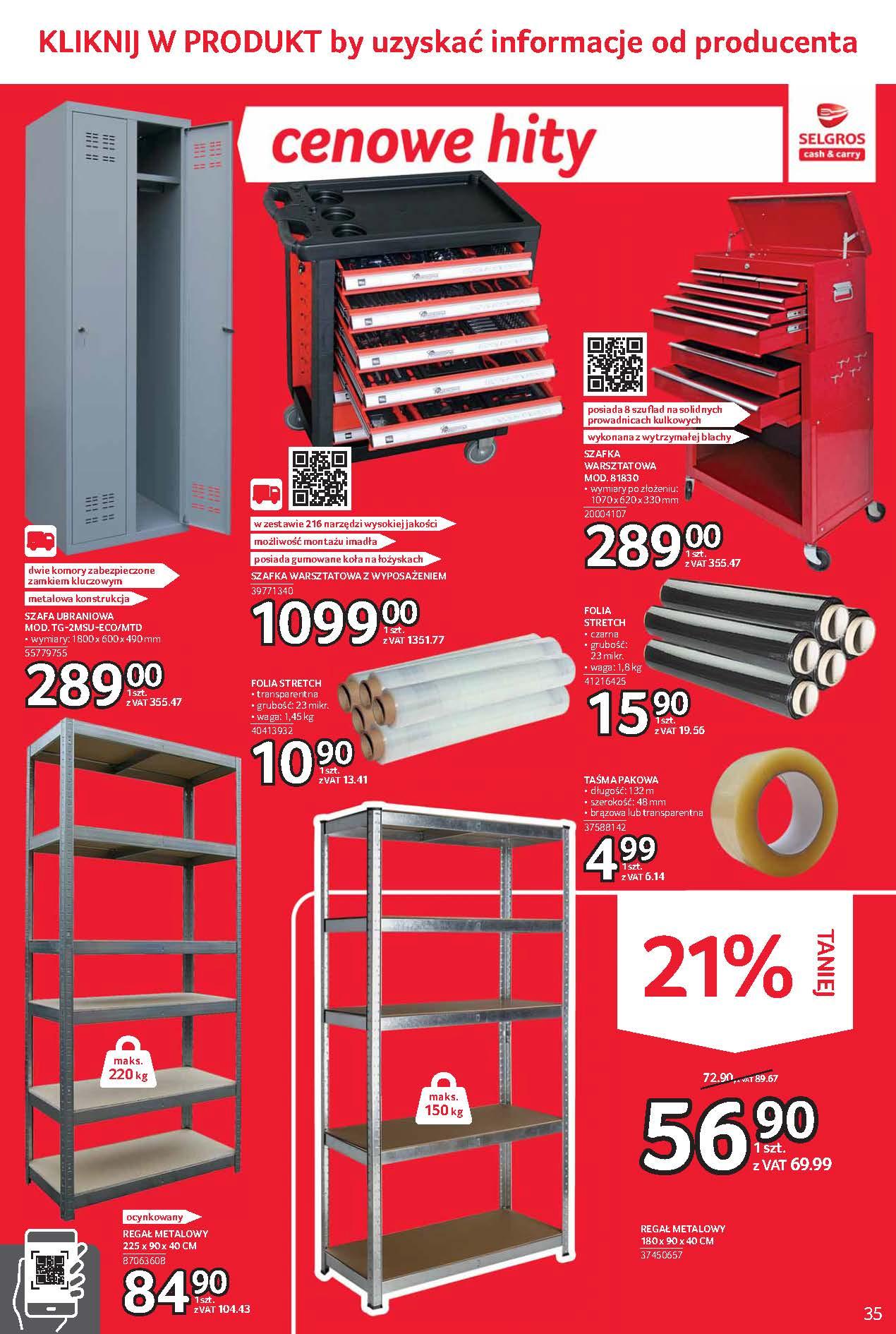 Gazetka promocyjna Selgros str. 35