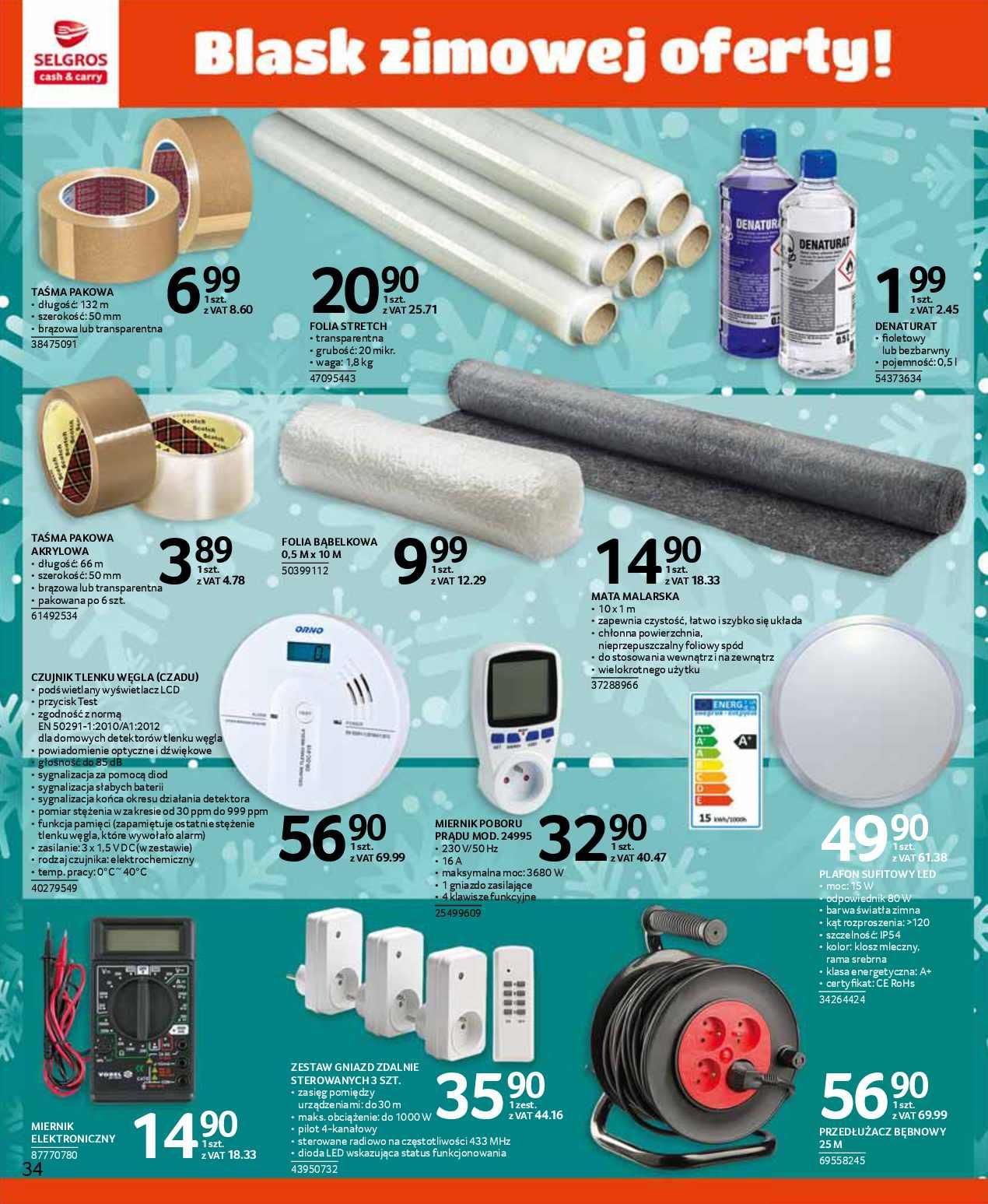 Gazetka promocyjna Selgros str. 34