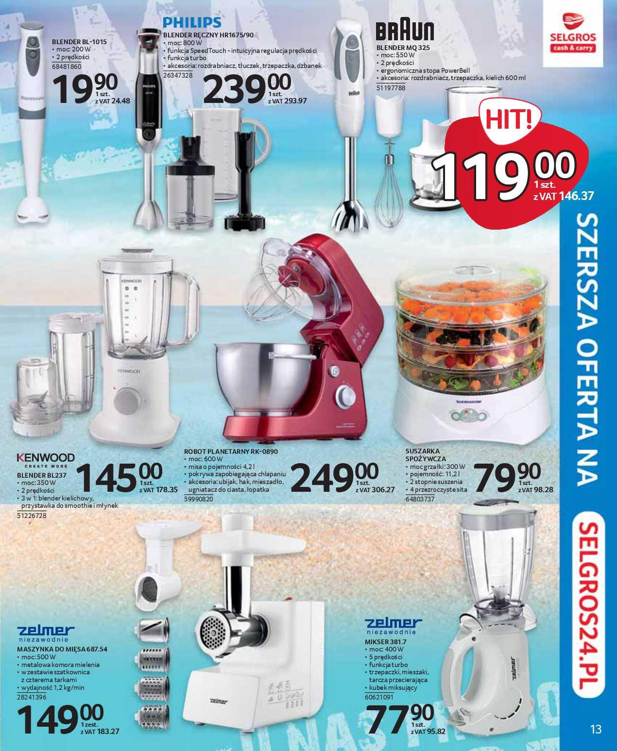 Gazetka promocyjna Selgros str. 13