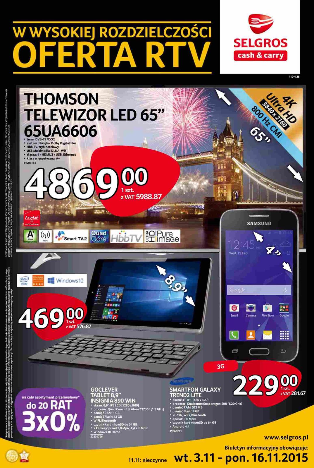 Gazetka promocyjna Selgros str. 1