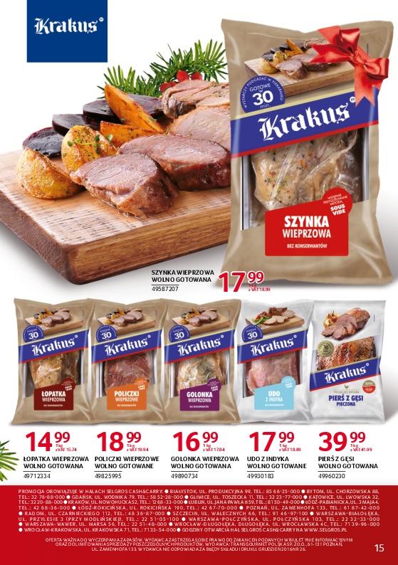 Gazetka promocyjna Selgros str. 15
