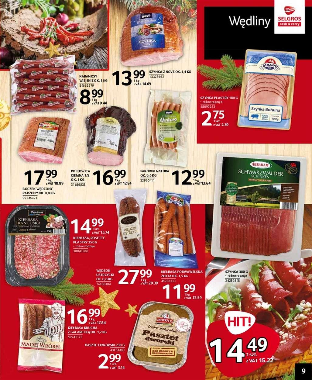 Gazetka promocyjna Selgros str. 9