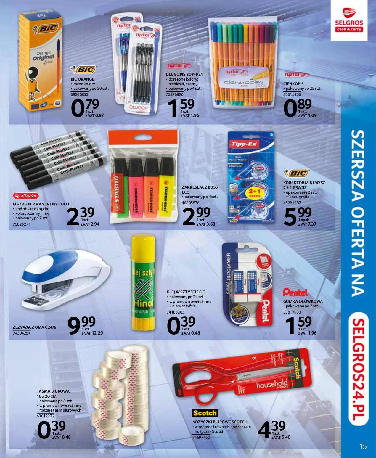 Gazetka promocyjna Selgros str. 15