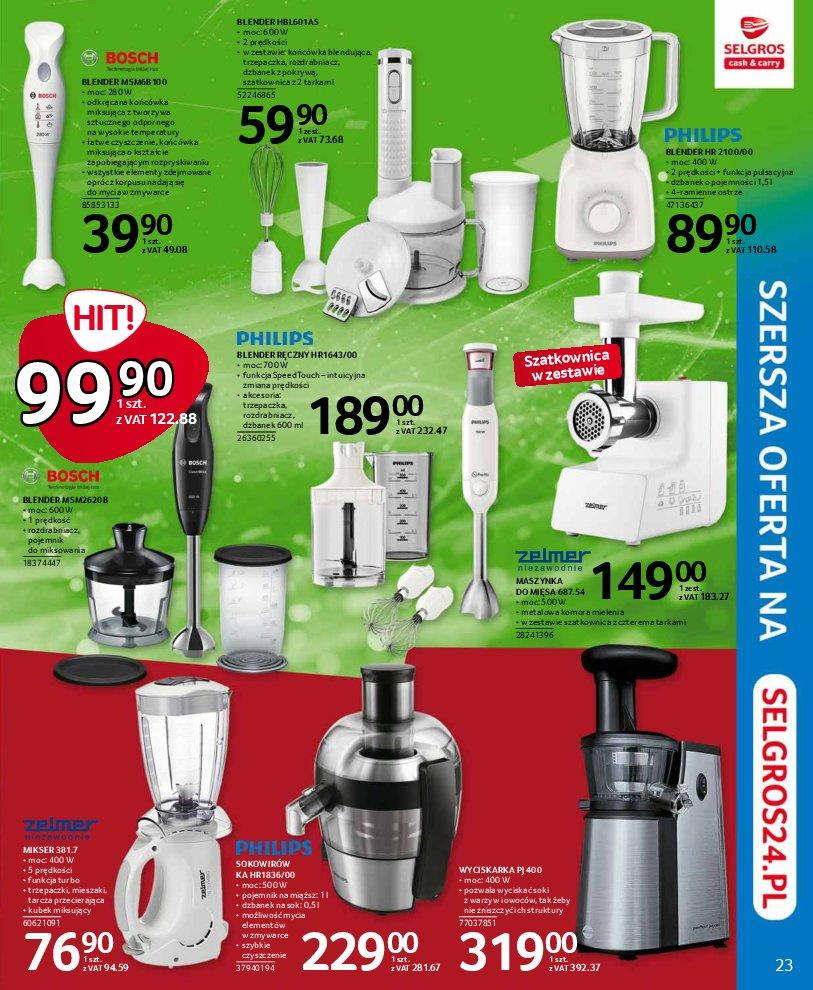 Gazetka promocyjna Selgros str. 23