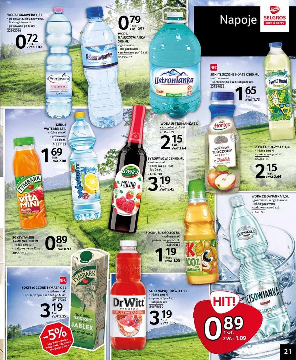 Gazetka promocyjna Selgros str. 21