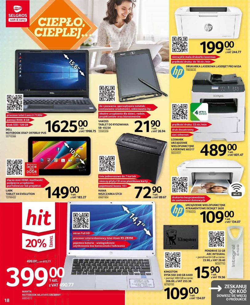 Gazetka promocyjna Selgros str. 18