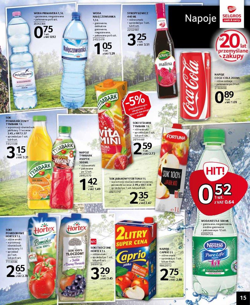 Gazetka promocyjna Selgros str. 15