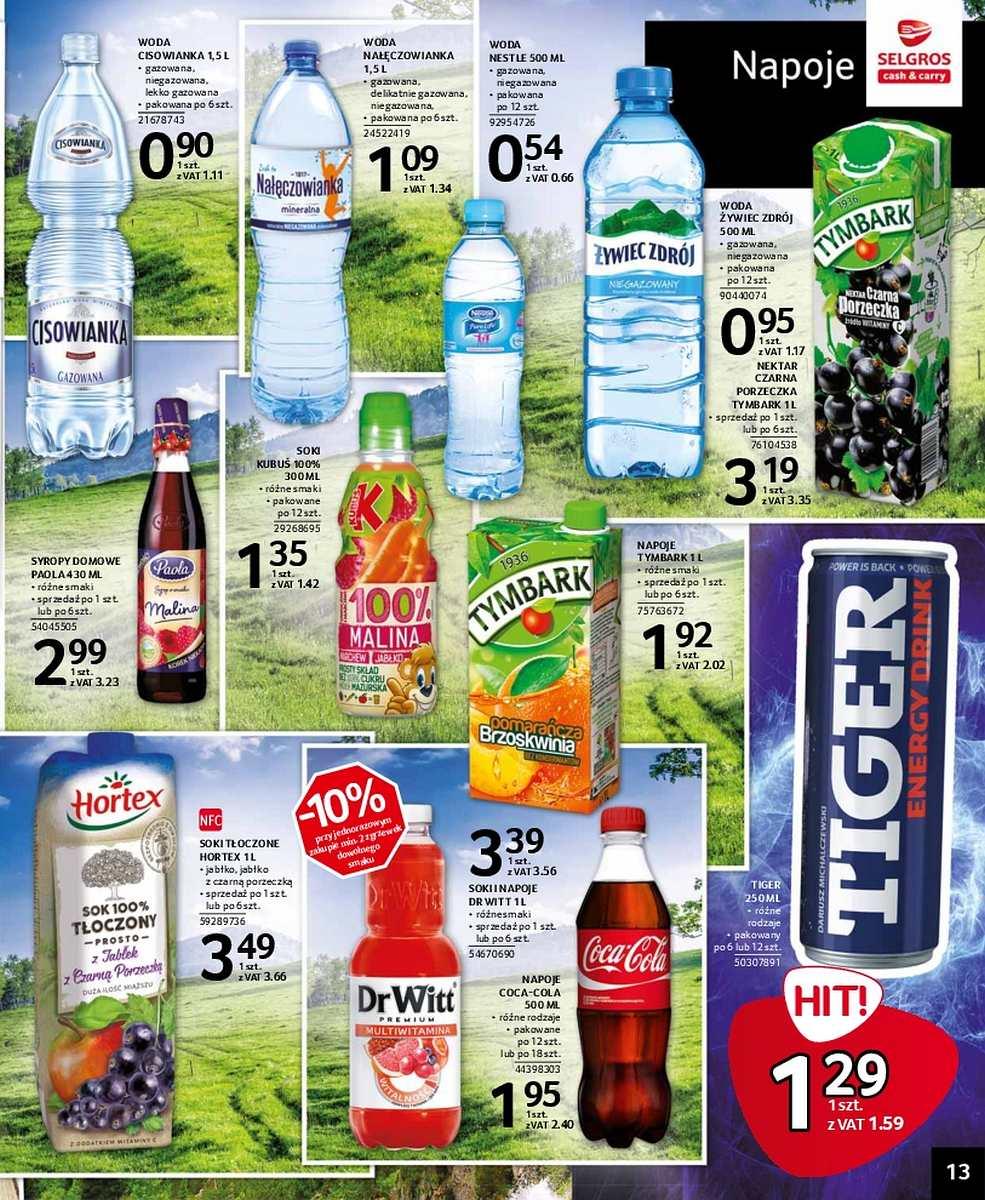 Gazetka promocyjna Selgros str. 13
