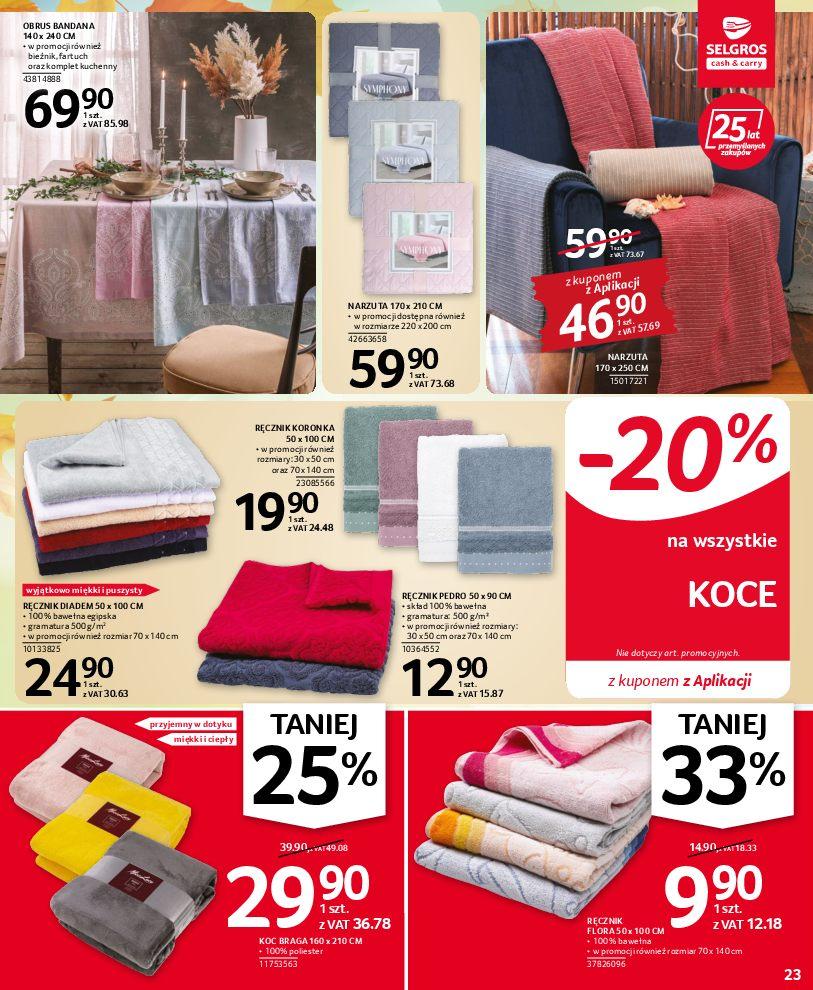 Gazetka promocyjna Selgros str. 23