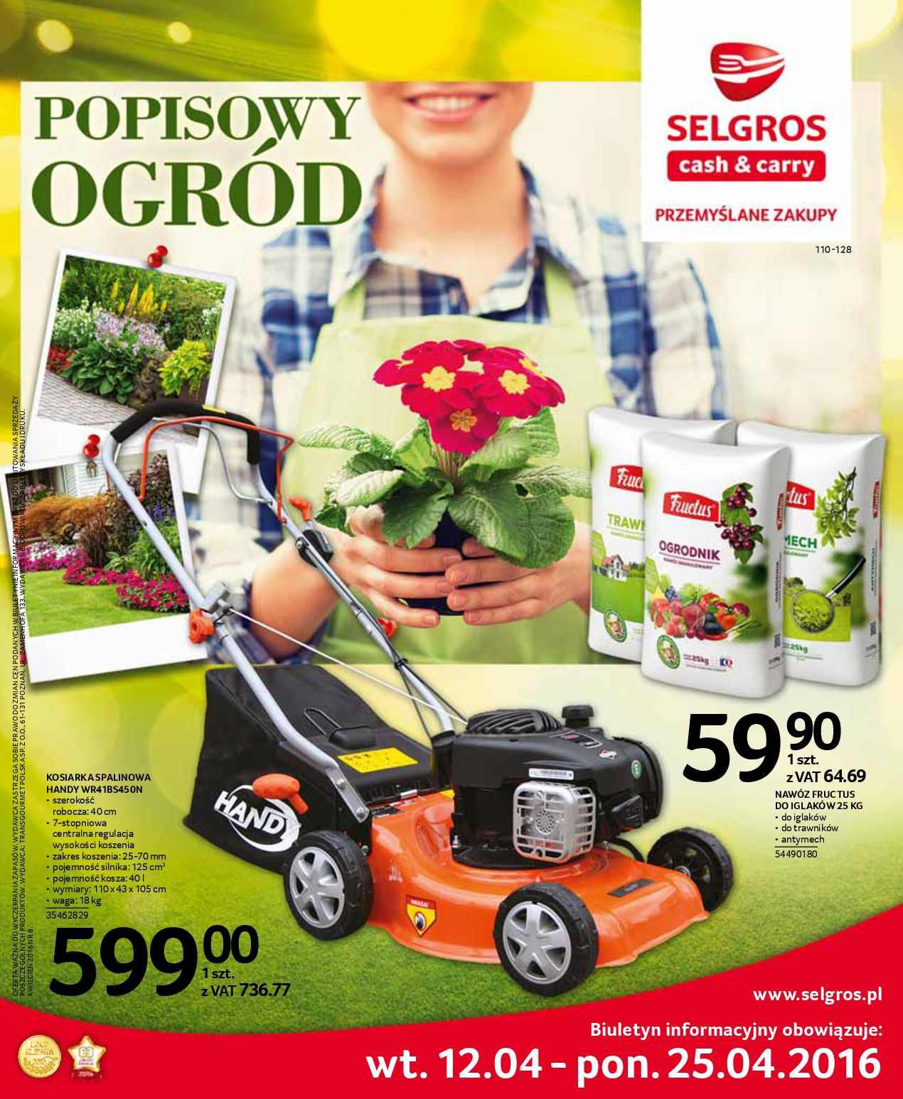 Gazetka promocyjna Selgros str. 1