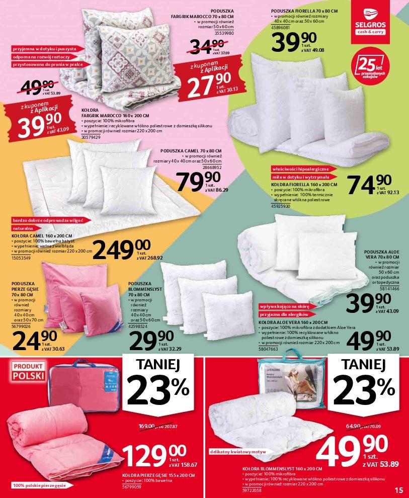 Gazetka promocyjna Selgros str. 15