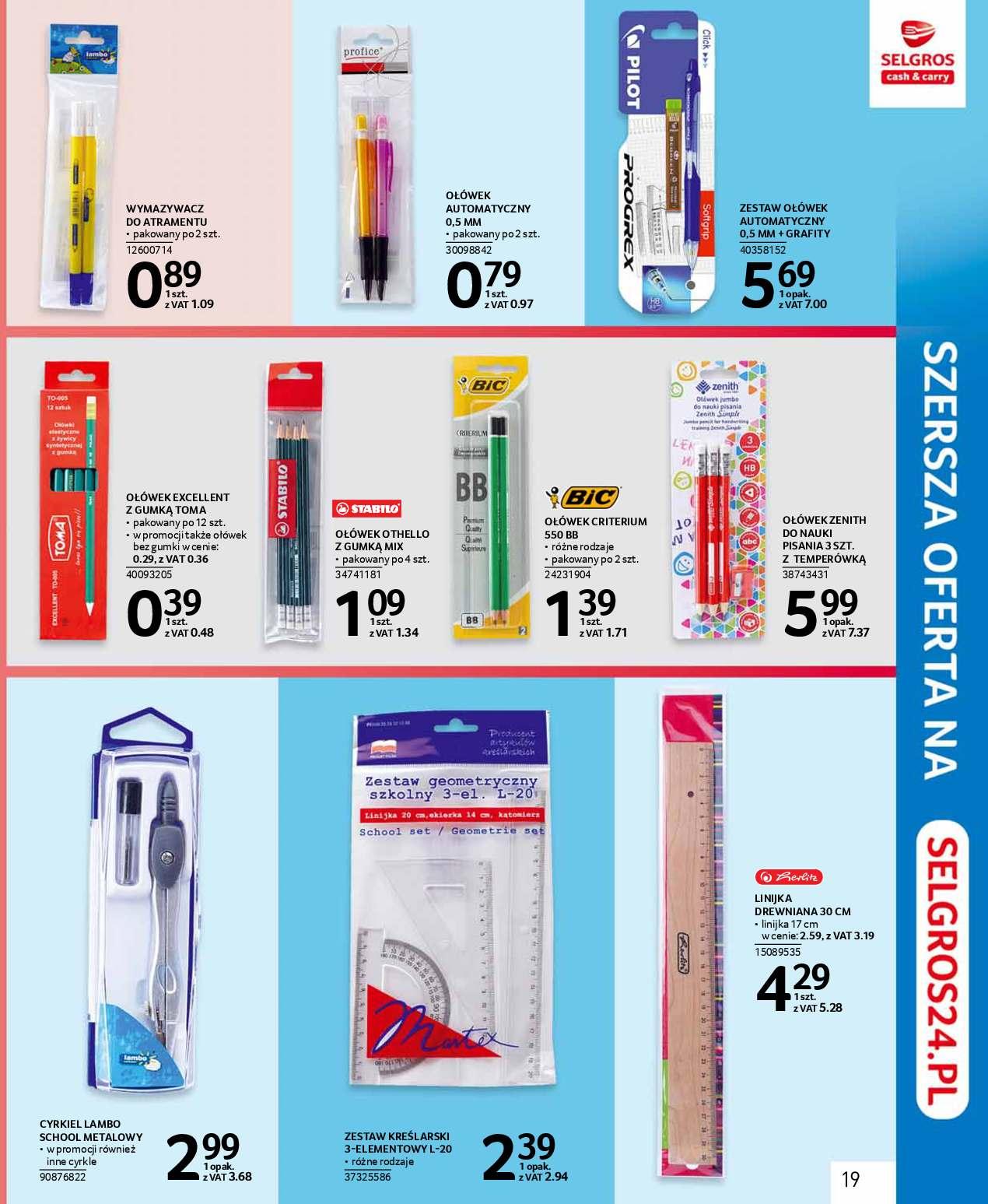 Gazetka promocyjna Selgros str. 19