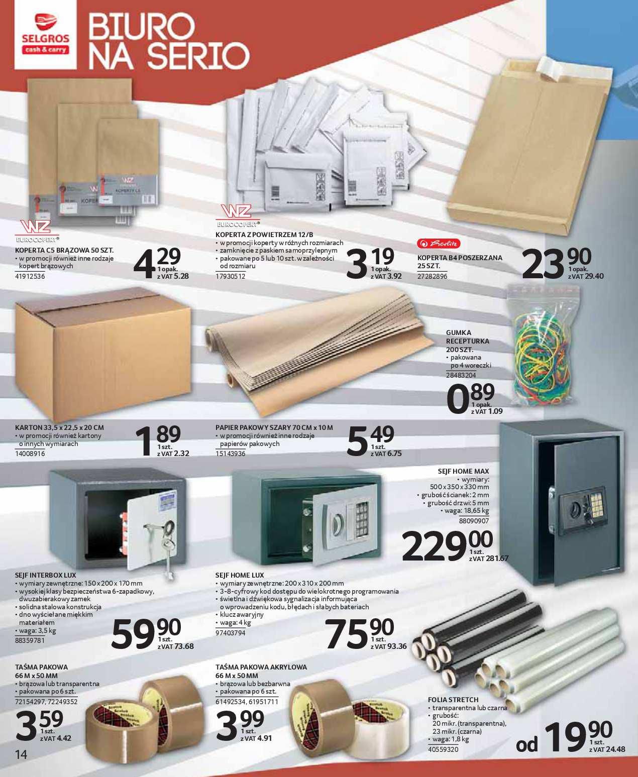 Gazetka promocyjna Selgros str. 14