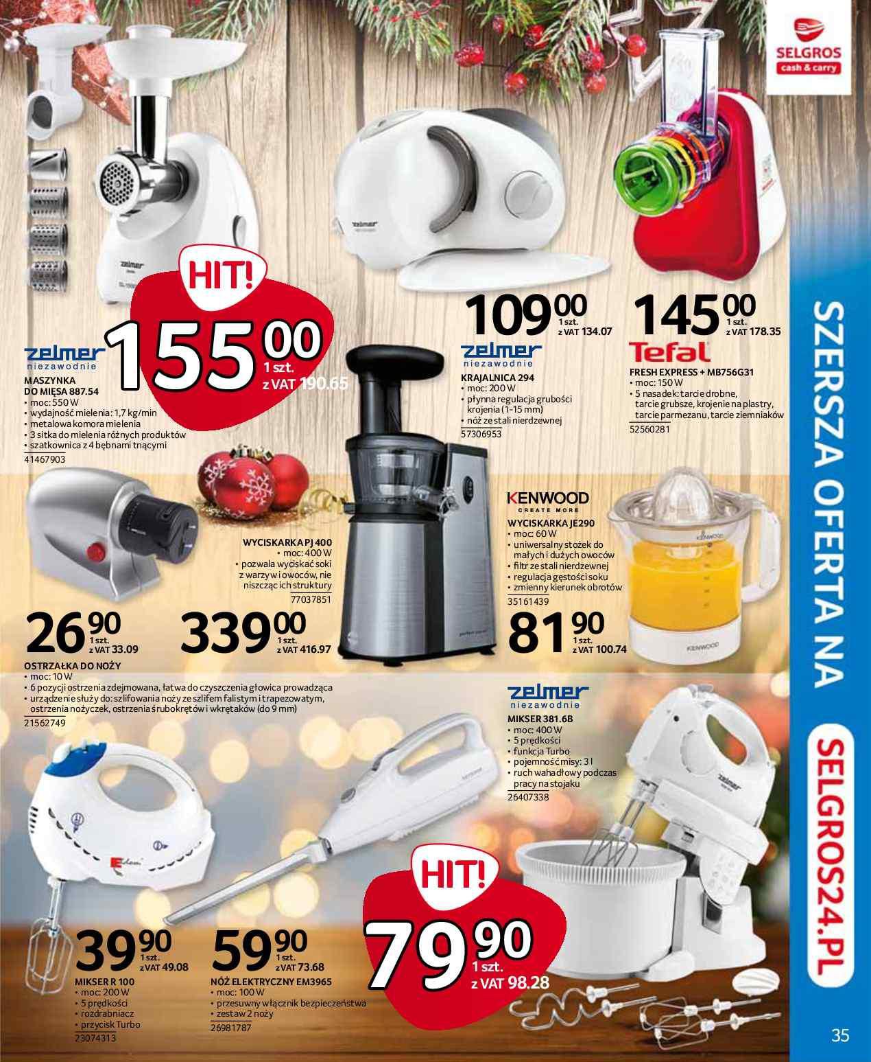 Gazetka promocyjna Selgros str. 35