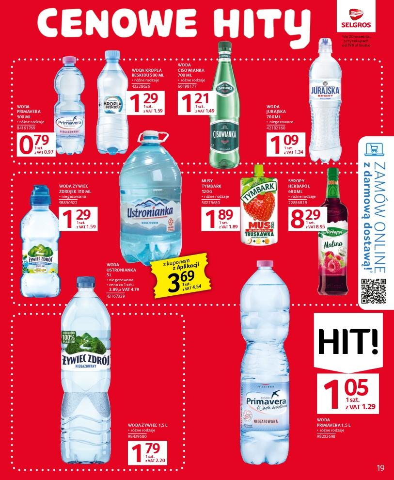 Gazetka promocyjna Selgros str. 19