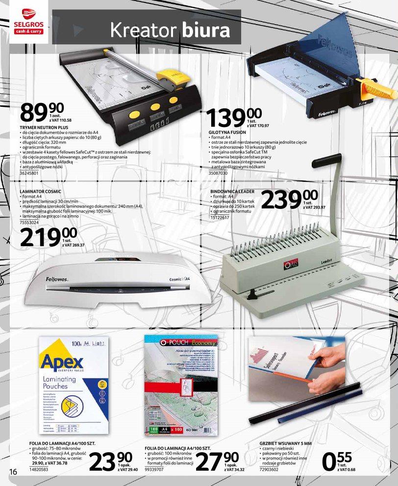 Gazetka promocyjna Selgros str. 16