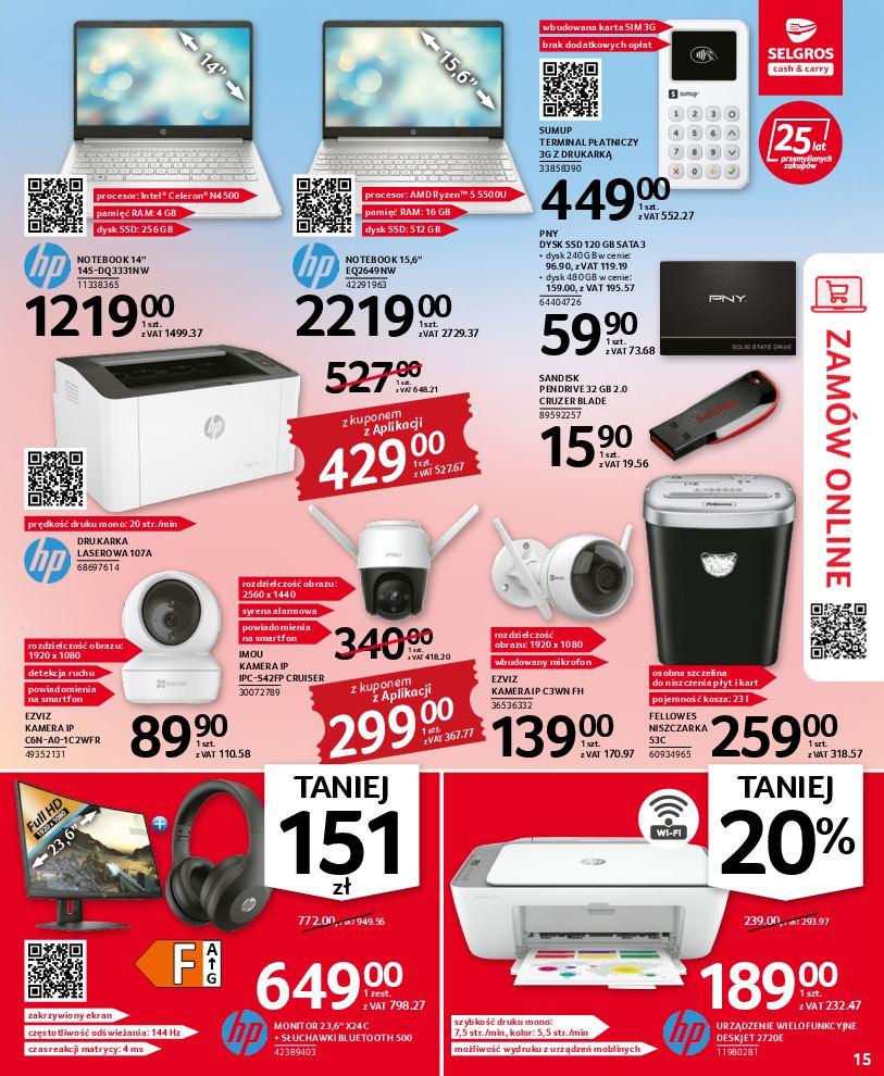 Gazetka promocyjna Selgros str. 15