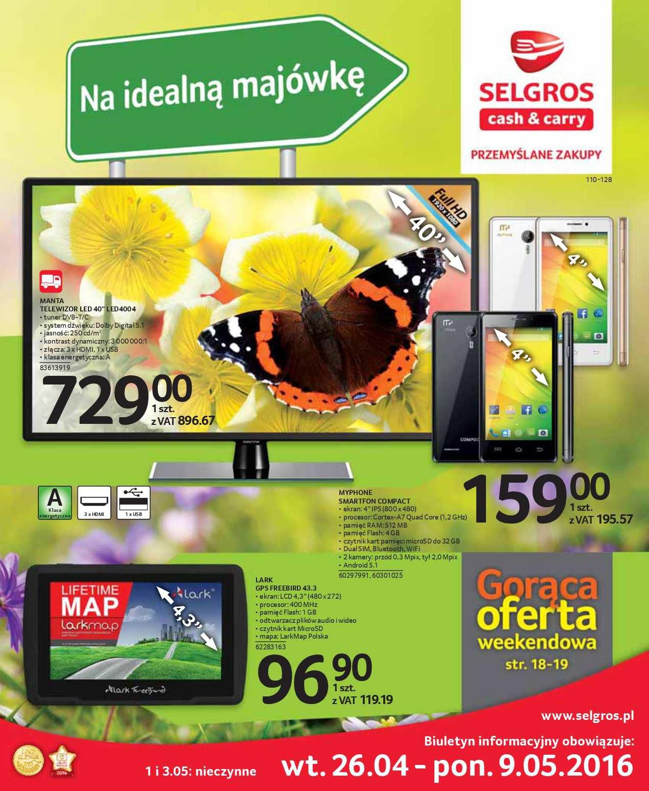 Gazetka promocyjna Selgros str. 1