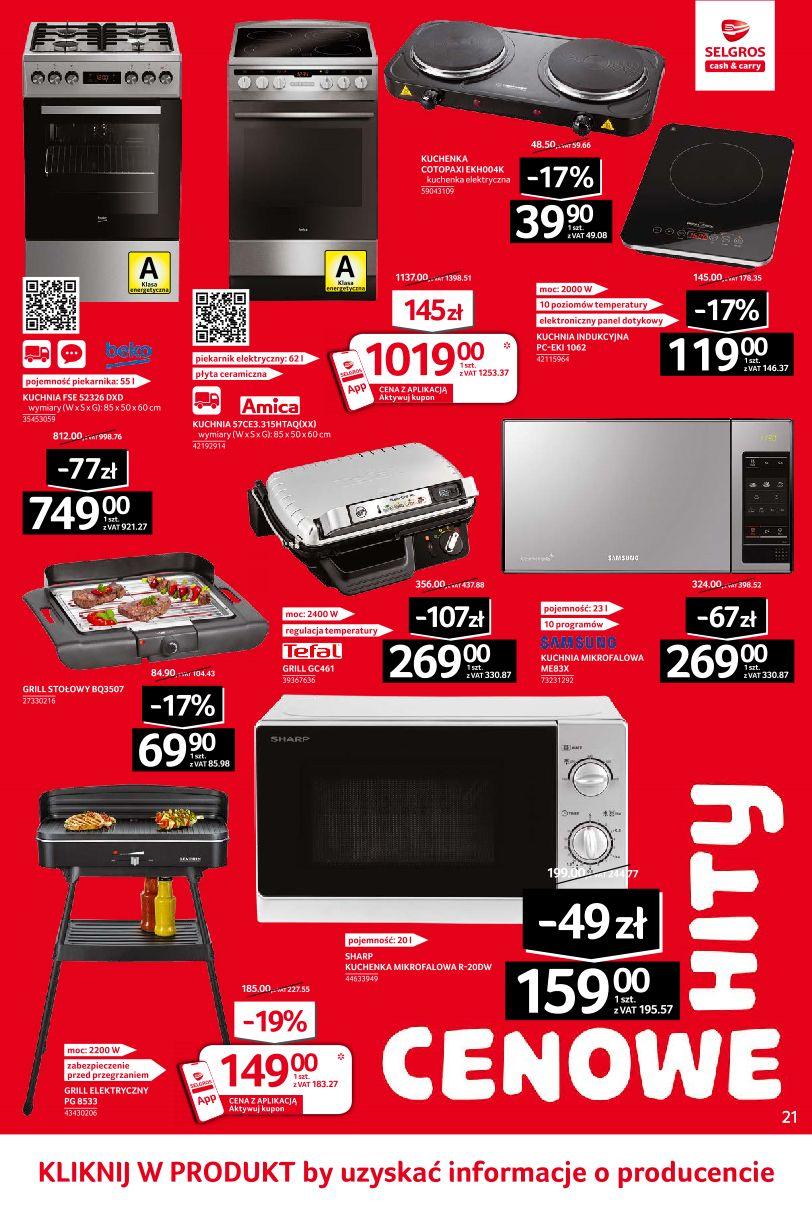 Gazetka promocyjna Selgros str. 21