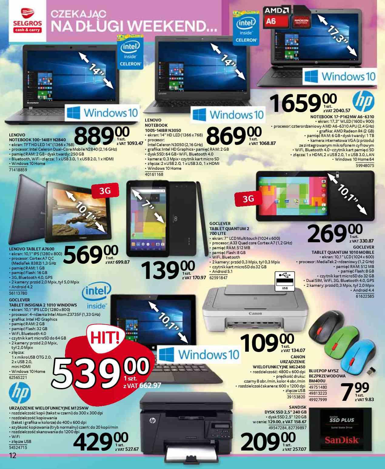 Gazetka promocyjna Selgros str. 12