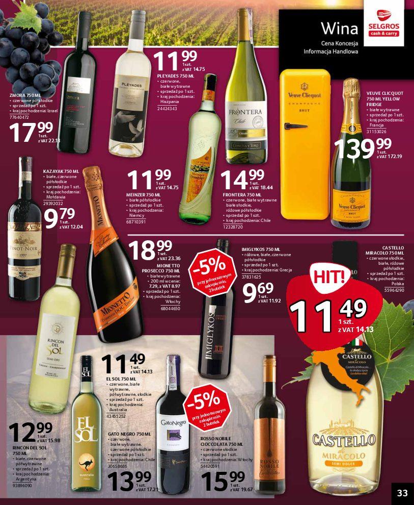 Gazetka promocyjna Selgros str. 33