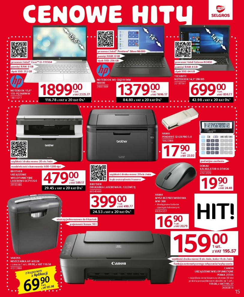 Gazetka promocyjna Selgros str. 15