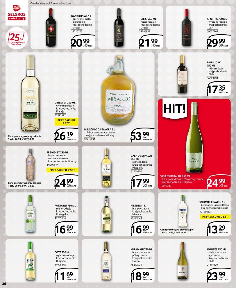 Gazetka promocyjna Selgros str. 36
