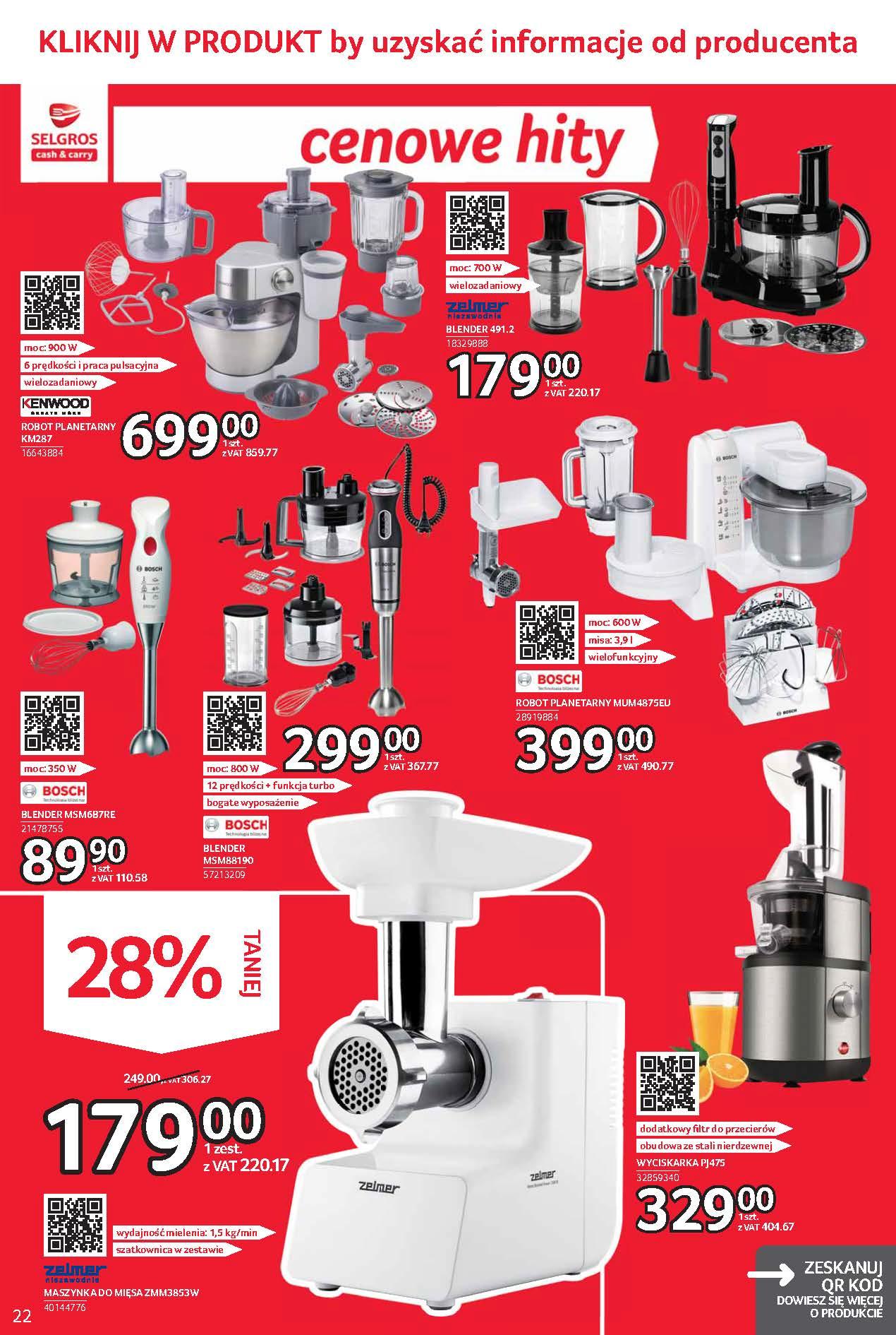 Gazetka promocyjna Selgros str. 22