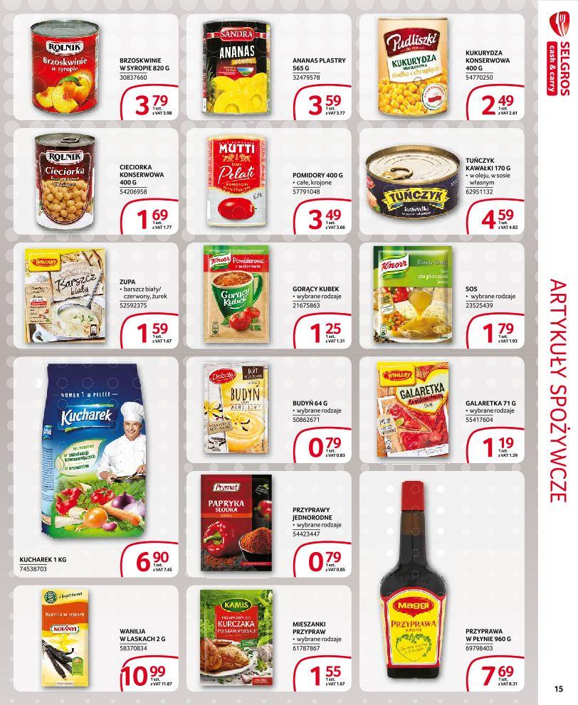 Gazetka promocyjna Selgros str. 15