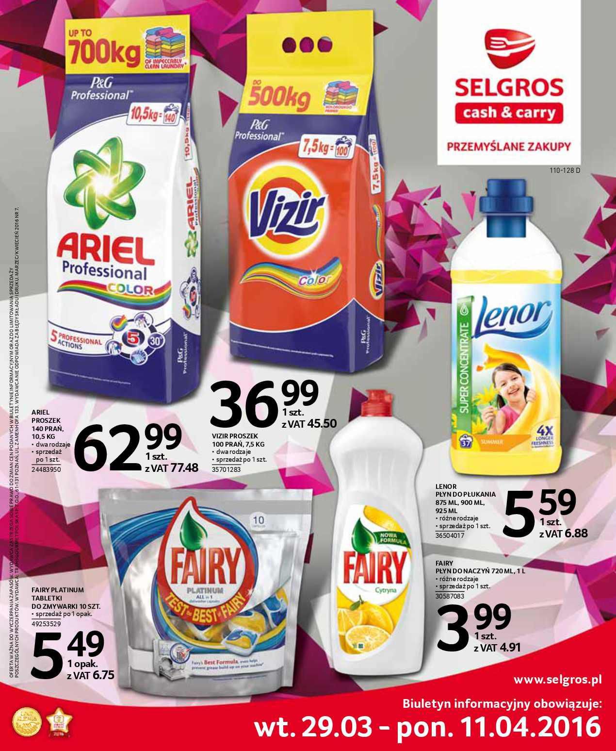 Gazetka promocyjna Selgros str. 1