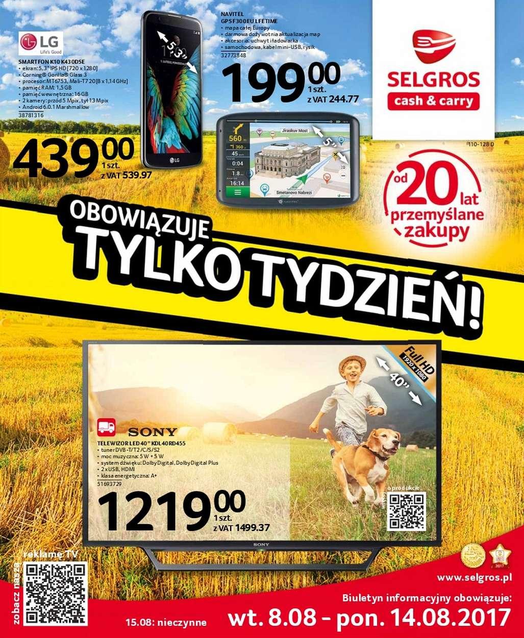 Gazetka promocyjna Selgros str. 1