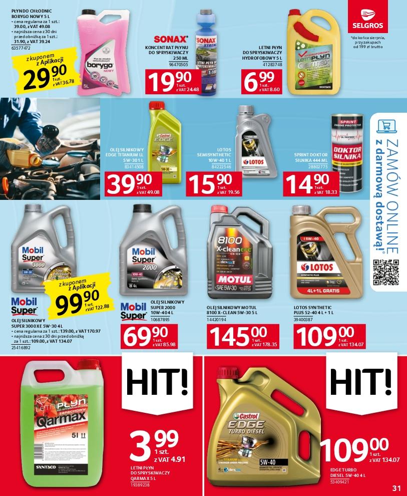 Gazetka promocyjna Selgros str. 31