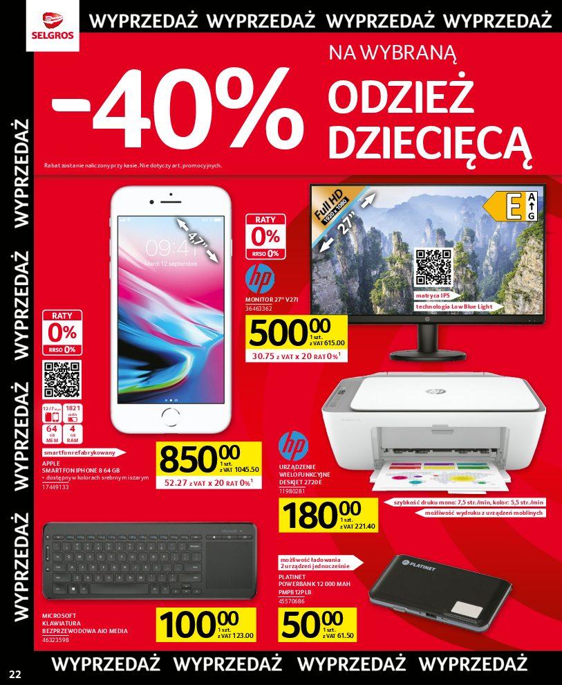 Gazetka promocyjna Selgros str. 22