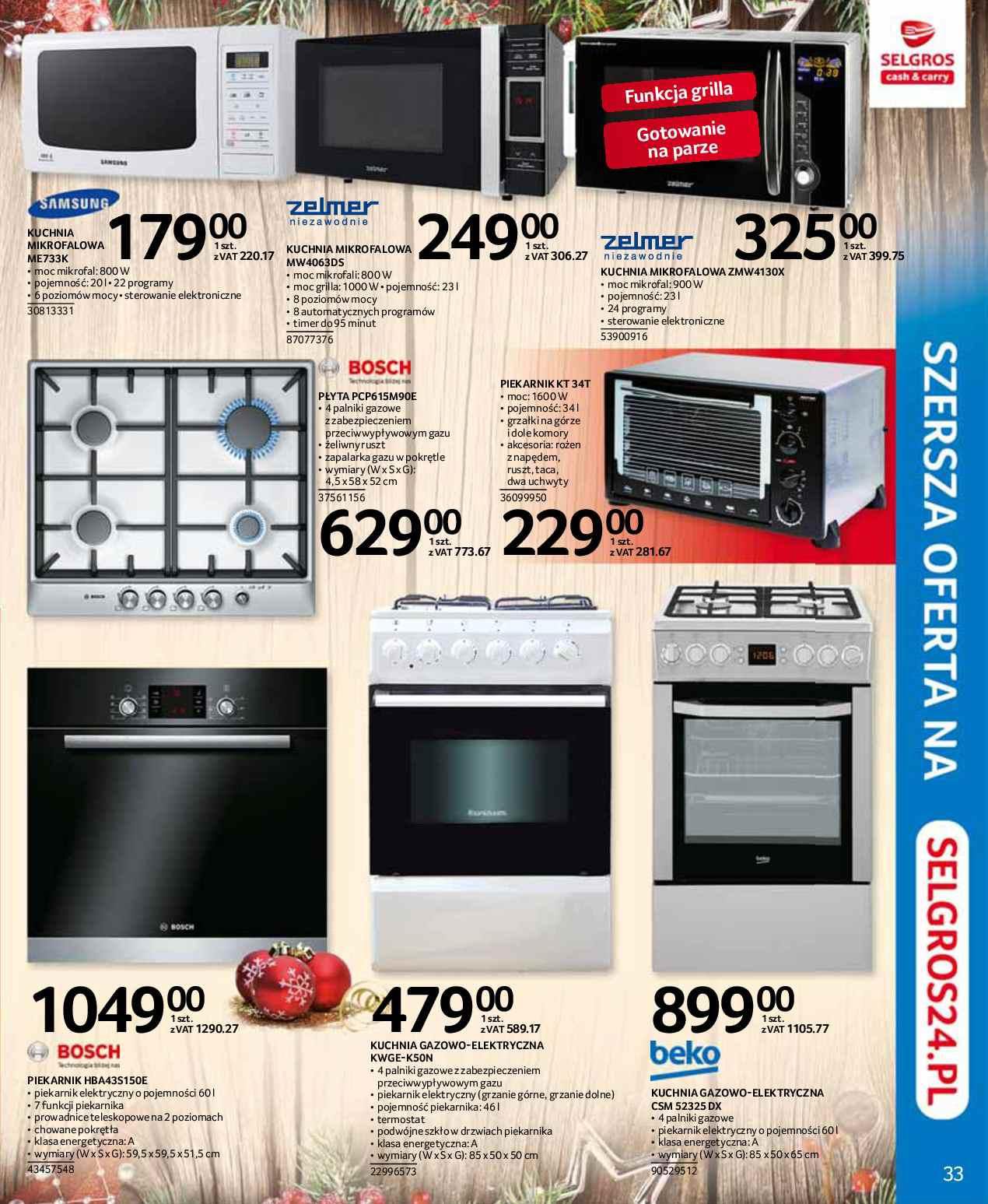 Gazetka promocyjna Selgros str. 33